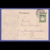 Bayern 1909 Ansichtskarte Kempten Kornhaus gelaufen nach Oy (-Mittelberg)