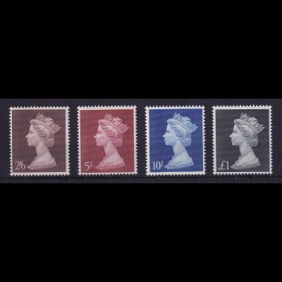 Großbritannien 1969 Queen Elisabeth II. Mi.-Nr. 507-510 postfrisch **