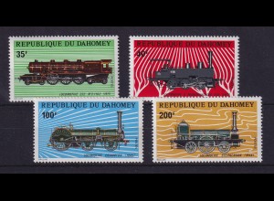 Dahomey 1974 Dampflokomotiven Mi.-Nr. 590-593 postfrisch **