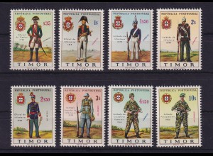Timor 1967 Historische Uniformen Mi.-Nr. 348-355 postfrisch **