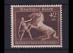 Deutsches Reich 1939 Galopprennen Braunes Band Mi.-Nr. 699 postfrisch **