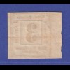 Bayern 1862 Portomarke 3 Kreuzer Mi.-Nr. 1 Seitenrandstück postfrisch **