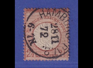 Deutsches Reich gr. Brustschild 1872 Mi.-Nr. 21 a O HAMBURG