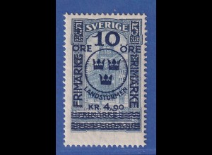 Schweden 1916 Landsturm Höchstwert 10Ö + 4,90 Kr. Mi.-Nr. 96 postfrisch **