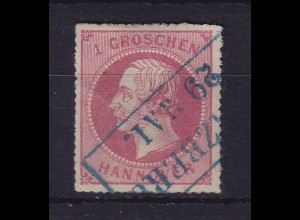 Hannover 1864 Georg V. 1 Groschen Mi.-Nr. 23 y O HERZBERG