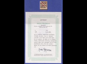 Estland 1923 Flugpost Doppelstück m. Aufdruck Mi.-Nr. 45 B II ** Attest Wassmann