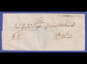 Bayern Vorphila-Brief mit Rayon-Stempel ALTOETTINGEN.R.4 1820