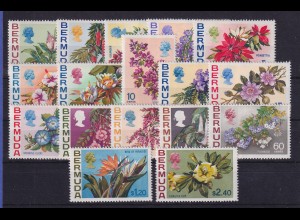 Bermuda 1970 Einheimische Blumen Mi.-Nr. 244-260 X postfrisch **