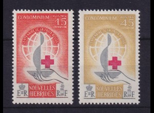 Neue Hebriden 1963 Rotes Kreuz Mi.-Nr. 198-199 postfrisch **