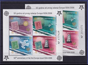 Montenegro 2006 Europa Mi.-Nr. Blocks 2 A und B postfrisch **