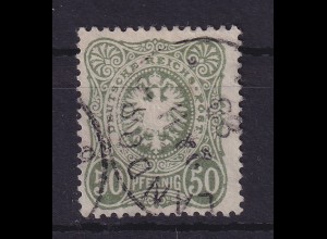 Deutsches Reich 50 Pfennig Mi.-Nr. 44 c gestempelt gpr. ZENKER BPP