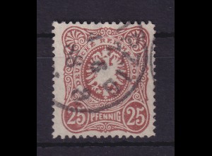 Deutsches Reich 25 Pfennig Mi.-Nr. 43 II c O LEIPZIG gpr. ZENKER BPP