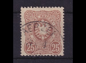 Deutsches Reich 25 Pfennig Mi.-Nr. 43 II ca gestempelt gpr. ZENKER BPP