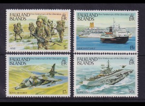 Falkland-Inseln 1983 Jahrestag der Befreiung Mi.-Nr. 378-381 A postfrisch **