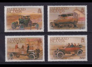 Falkland-Inseln 1988 Historische Autos Mi.-Nr. 476-479 postfrisch **