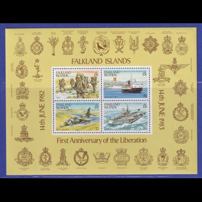 Falkland-Inseln 1983 Jahrestag der Befreiung Mi.-Nr. Block 3 postfrisch **