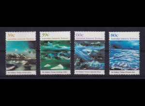 Australische Antarktis 1989 Landschaftsgemälde Mi.-Nr. 84-87 postfrisch **