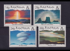 Britische Antarktis 1992 Atmosphärische Erscheinungen Mi.-Nr. 199-202 **