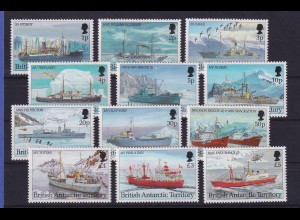 Britische Antarktis 1993 Forschungsschiffe Mi.-Nr. 203-214 I postfrisch **