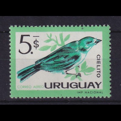 Uruguay 1963 Einheimischer Vogel Sayaca-Tanager Mi.-Nr. 950 postfrisch **