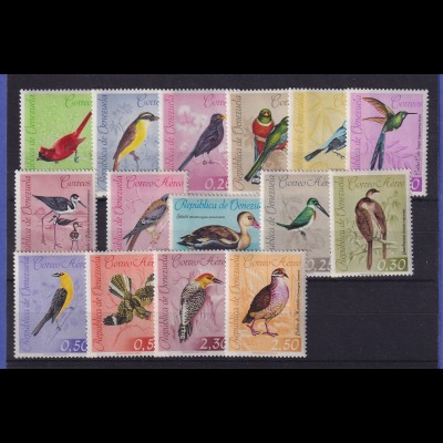 Venezuela 1962 Flugpostmarken Vögel Mi.-Nr. 1464-1478 postfrisch **
