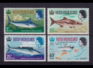 British Virgin Islands 1968 Sport-Fischen Mi.-Nr. 182-185 postfrisch **