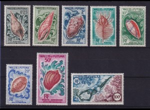 Wallis et Futuna 1962 Meerestiere Taucher Mi.-Nr. 193-200 postfrisch **