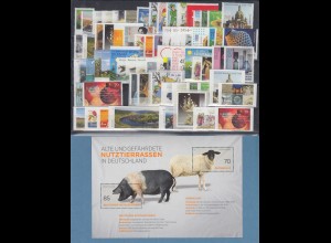 Bundesrepublik Deutschland Briefmarken-Jahrgang 2016 komplett **