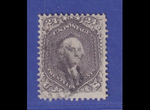 USA 1862 George Washington 24 Cents Mi.-Nr. 23 gestempelt