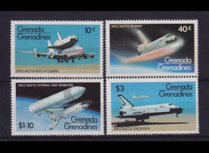 Grenada Grenadinen 1981 Space Shuttle Mi.-Nr. 470-473 postfrisch **