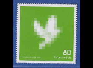 Österreich 2019 Sondermarke Brieftaube, Theresa Radlingmaier Mi.-Nr. 3446 **