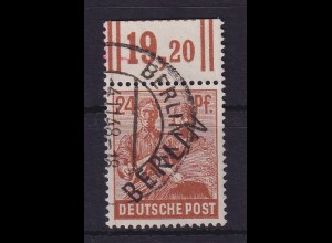 Berlin 1948 Schwarzaufdruck 24 Pf Mi-Nr. 9 WOR gestempelt