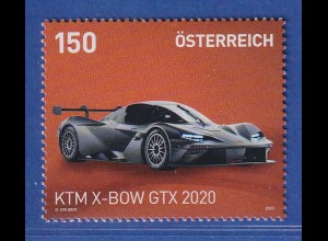 Österreich 2023 Sondermarke Automobile KTM X-BOW GTX 2020 Mi.-Nr. 3704 **