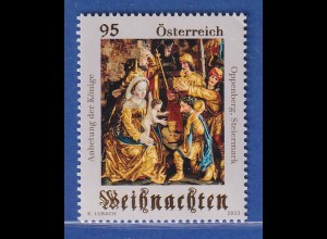 Österreich 2023 Sondermarke Weihnachten Anbetung der Könige Mi.-Nr. 3764 **