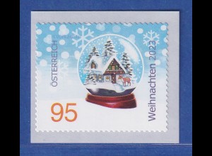 Österreich 2023 Sondermarke Weihnachten Schneekugel Mi.-Nr. 3765 **