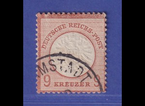 Dt. Reich 1872 gr. Brustschild 9 Kreuzer Mi-Nr. 27 a gestempelt
