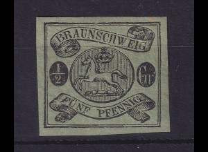 Altdeutschland Braunschweig 1863 Wappen 5 Pfennig Mi-Nr. 10 A postfrisch **