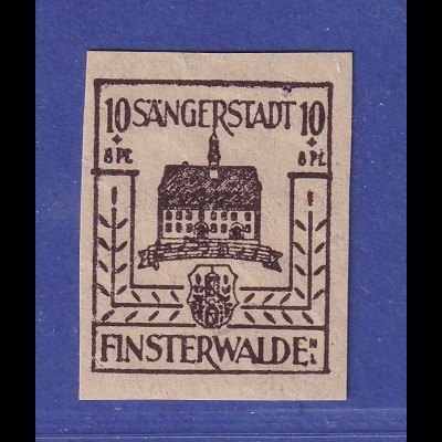 Lokalausg. Finsterwalde 1946 Wiederaufbau Mi.-Nr. 6 yy dünnes Papier ** gpr. BPP