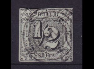 Thurn und Taxis 1/2 Silbergroschen 1852 Mi.-Nr. 3 gestempelt