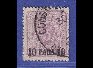 Deutsche Post in der Türkei 1884 Mi.-Nr. 1a O CONSTANTINOPEL