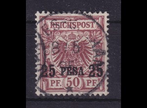 Deutsch-Ostafrika 1893 Mi.-Nr. 5 IIa breiter Aufdruck gestempelt