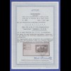 Deutsche Kolonien Kiautschou Mi.-Nr. 26A Luxus-Briefstück gepr. mit Attest BPP