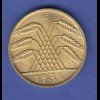 Deutsches Reich 10 Reichspfennig 1936 E in vorzüglicher Erhaltung '