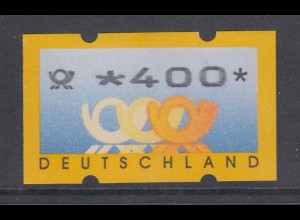 ATM Deutschland gelbe Posthörner Posthorn Mi.-Nr. 3.2 Schlüsselwert 400 **
