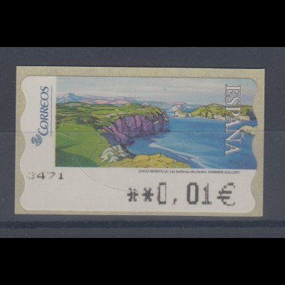 Spanien ATM Gemälde Steinwale, Wert in € 5-stellig breit , Mi.-Nr. 163.4