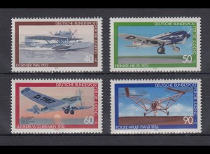 Bundesrepublik 1979 Jugend Luftfahrt Mi.-Nr. 1005-1008 ** 