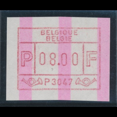 Belgien FRAMA-ENDSTREIFEN-ATM P 3047 ** 