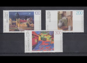 Bundesrepublik 1995 Deutsche Malerei des 20.Jahrhundert Mi.-Nr. 1774-1776