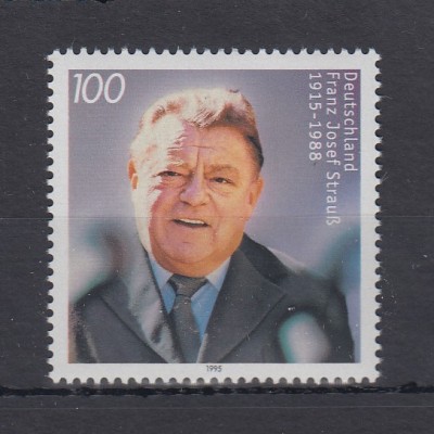 Bundesrepublik 1995 Franz Josef Strauß Mi.-Nr. 1818