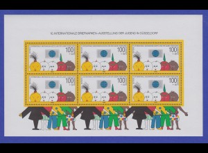 Bundesrepublik 1990 Blockausgabe Briefmarkenausst.d.Jugend Mi.-Nr. Block 21 **